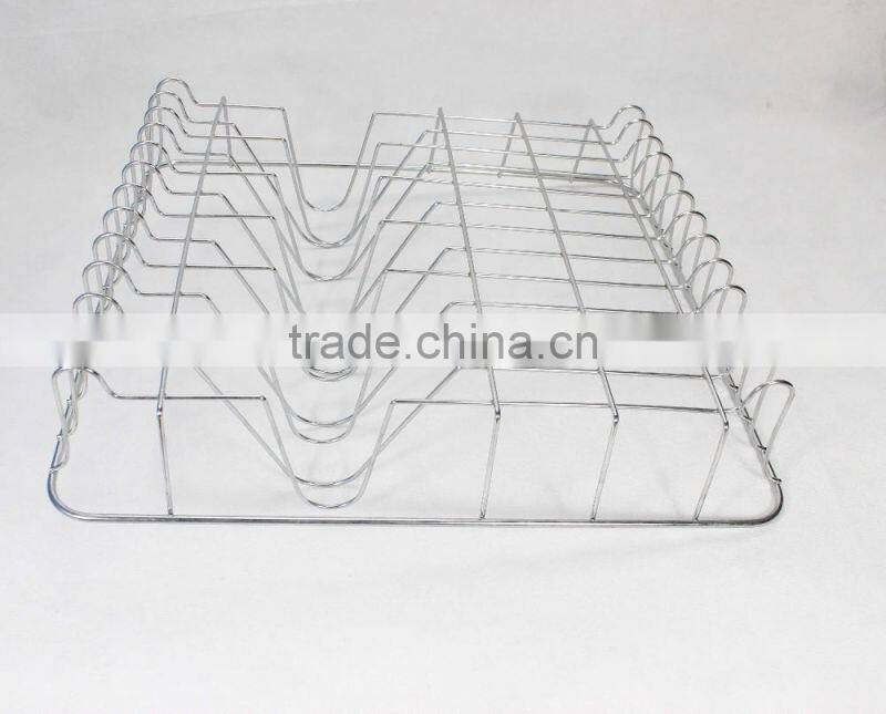 544-64 WIRE DISH RACK WITH PLATING SURFACE