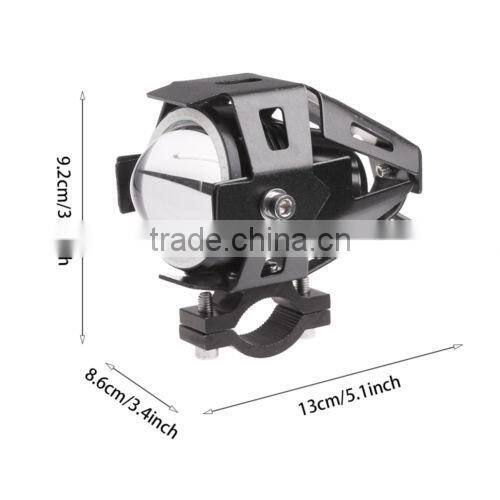 125W U5 U7 LED Motorcycle ATV Bike Spot Fog Light Driving Headlight PC