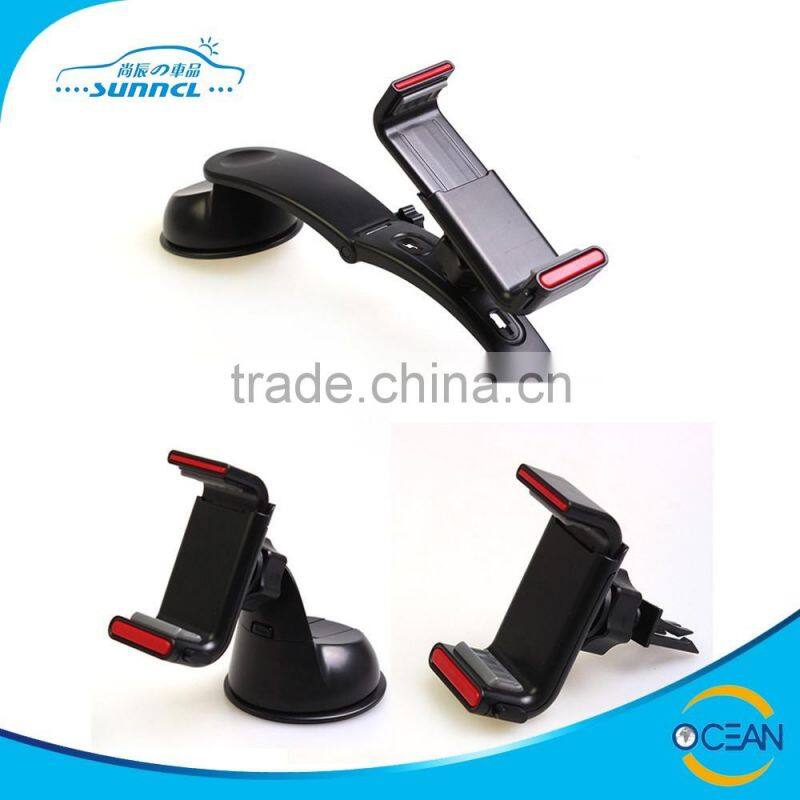 Heavy Duty New Design Mobile Cell Phone Car Holder with Powerful Clamp