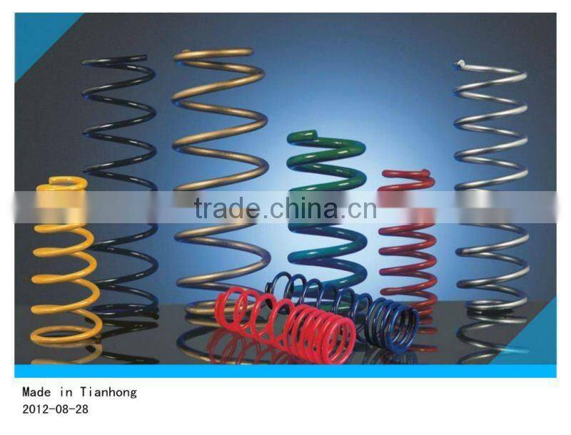Heavy duty compression springs with large wire diameter