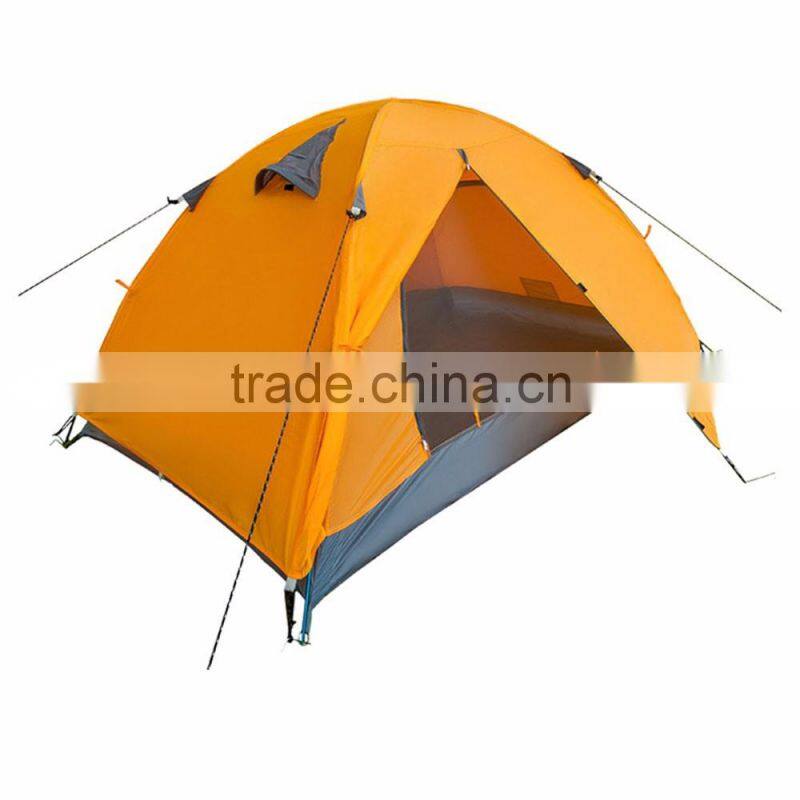 high quality outdoor camping double layer 2 person water proof 4 seasons hiking tent