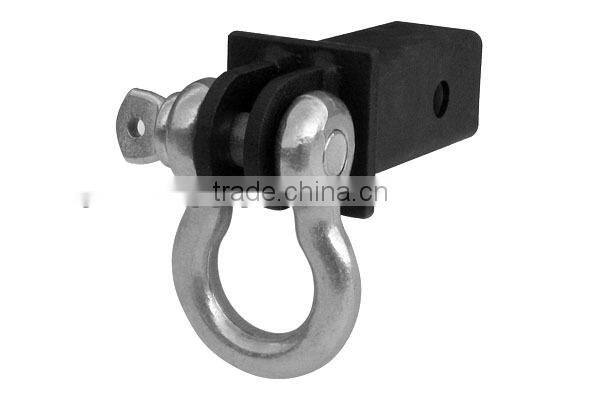 4x4/4wd/off road 4.7T D-ring receiver hitch, fits for 2" receiver, recovery kit