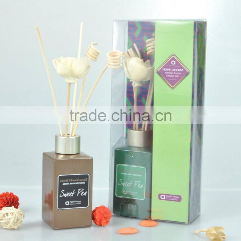 fragrance oil air freshener with handmade sola flower diffuser