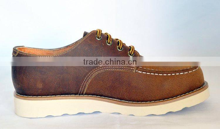 Moc Toe leather boots
