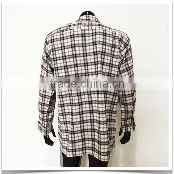 Mens black plaid shirt