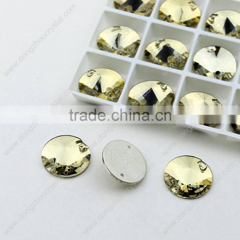 Best selling sew on rhinestone! Round flatback crystal rhinestones,sewing on dresses/clothing/jewelry/shoes/bags