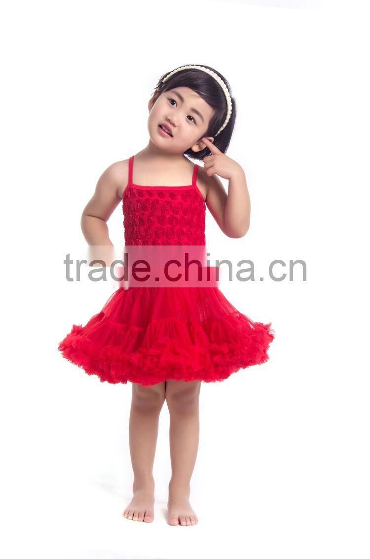 Hot children plain pure color dress for 2-7 year old little girl dress baby child dress wholesale