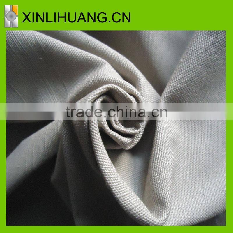 2015 hot selling 100% cotton canvas grey fabric from China Supplier