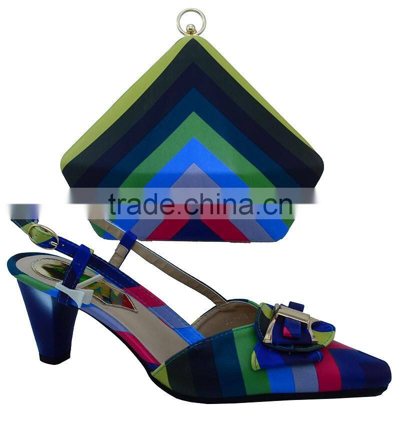 Bestway wholesale price top grade interesting design ladies shoes and matching bags party shoes and matching bags MG1058
