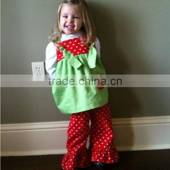 New Fashion girls jean ruffle pants,children's demin jeans pants with ruffle