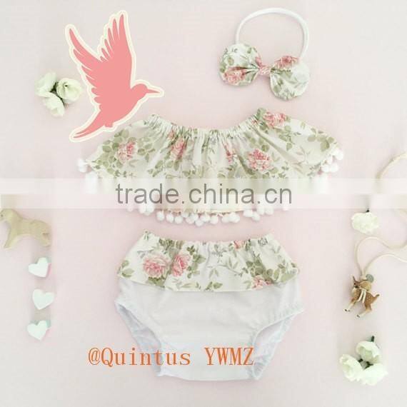 Wholesale baby girl 2 pieces swimsuit 2017 innovative products ideas from China