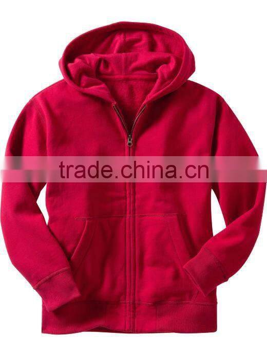 CHILDREN PRINTED ZIP UP HOODY WITH CONTRAST INNER LINING