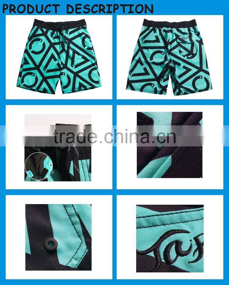 Fitted Man Soft Digital Printing Boardshorts Mens Multi Sports Shorts