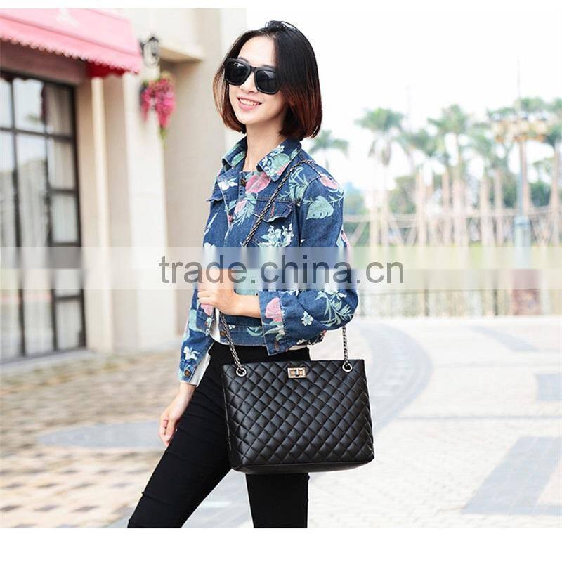 High Quality China Supplier Lady Single -Shoudler Messenger Bags Rhomboids Crossbody Chain Bag