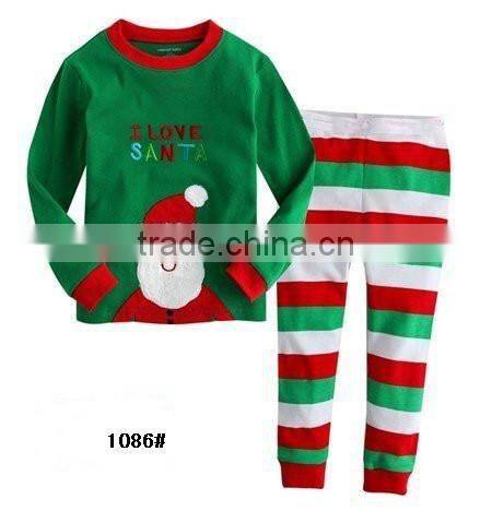 100% cotton Chrismas pajamas,baby Kids Child pyjamas Pijama / Kids Pajamas / Kids Sleepwear