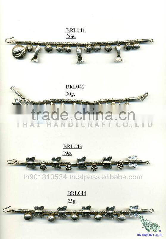 Thai Karen Silver Bracelet Jewelry 925 Sterling Silver