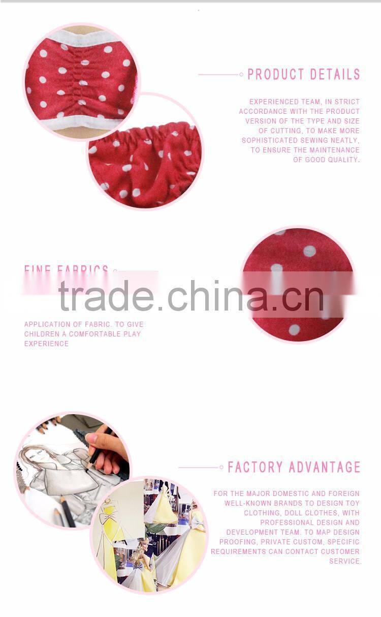 wholesale 18 inch red dot american girl doll swimming suit