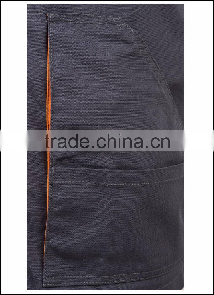 wholesale men workwear vest safety waistcoat with polyester cotton