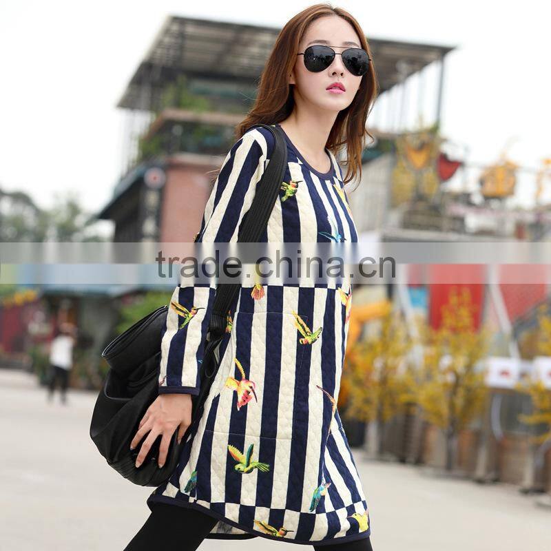 Korean design autumn dress, maternity dress, long sleeve dress