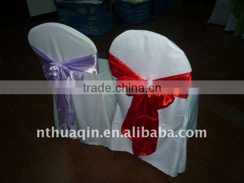 Standard satin chair sash and sash for decoration