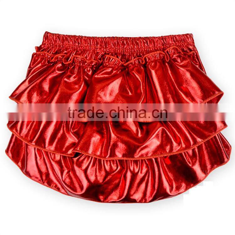 Festive metallic gold bloomers,bubble baby girl bloomers M5112004