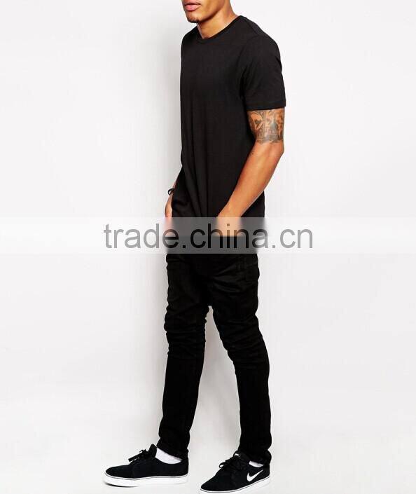Hot selling man plain short sleeve new t shirt design
