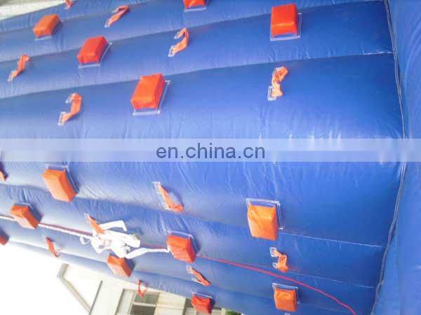 colorful inflatable climbing wall, portable climb wall ,inflatable rock climbing wall