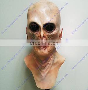 Creepy Alien Mask Latex Rubber Full Head Mask Party Alien Costume