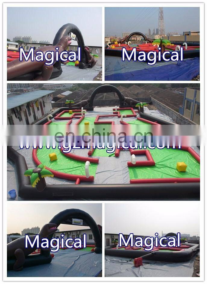 Mini dinasour inflatable golf mini inflatable golf inflatable golf