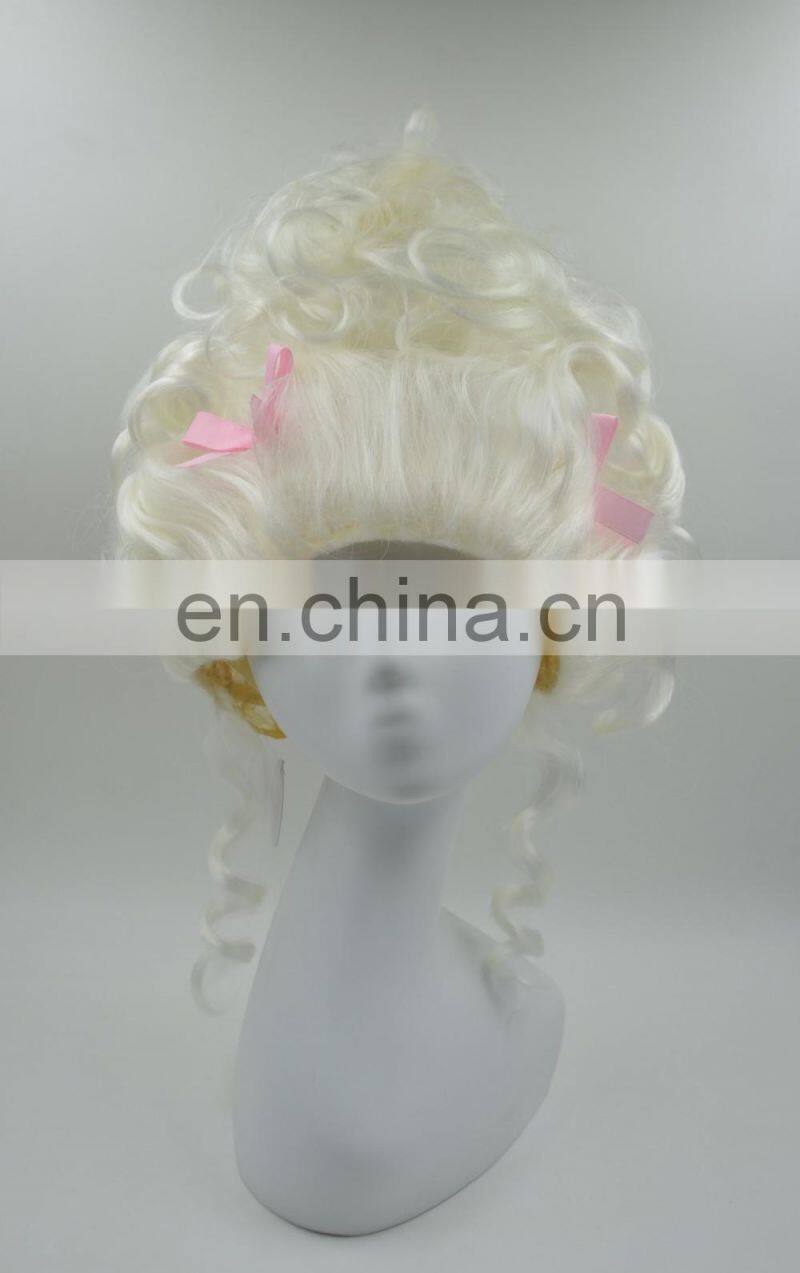 MCW-2354 New 2017 fashion synthetic wig black short straight man hair wig fancy dress costume wig