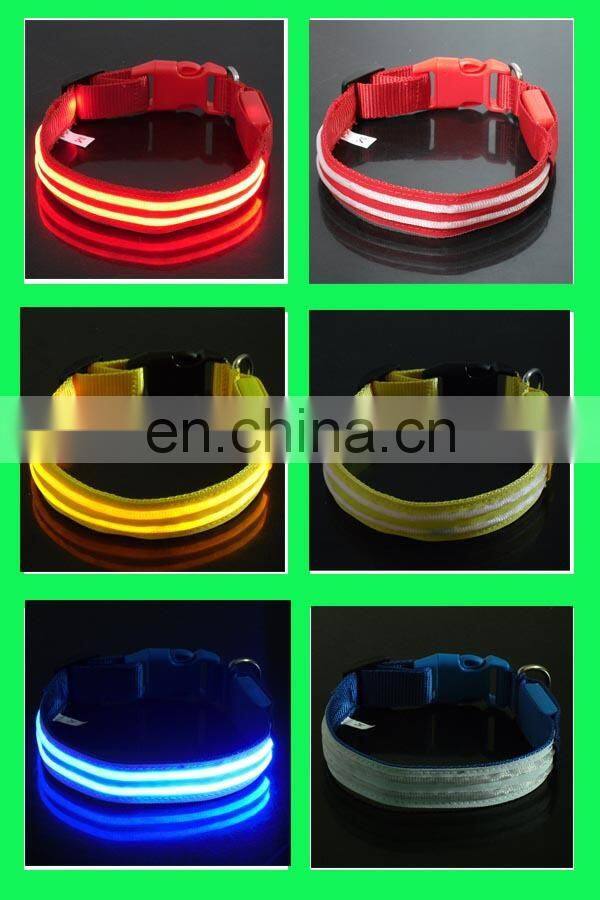 Best selling elastic dog collars nylon dog collar safety dog collar