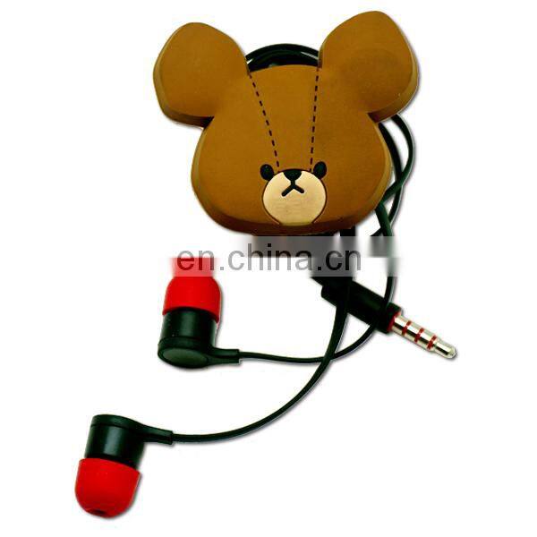 Advertising 3D Soft PVC Cord Cable Holdercable clips