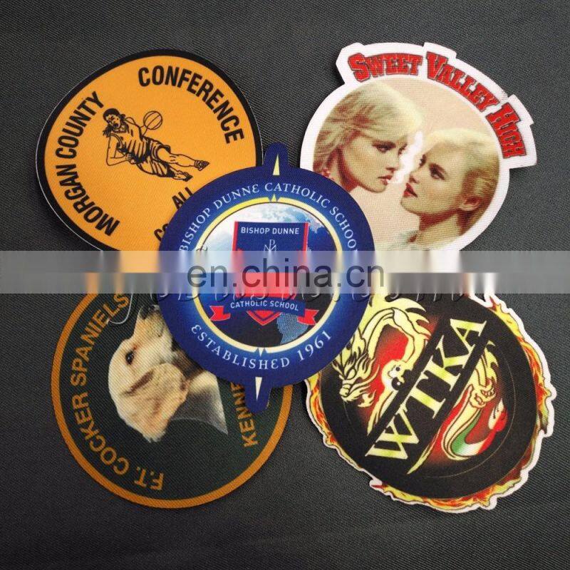 Dye sublimation patches and badges/special design embroidery patches for clothes