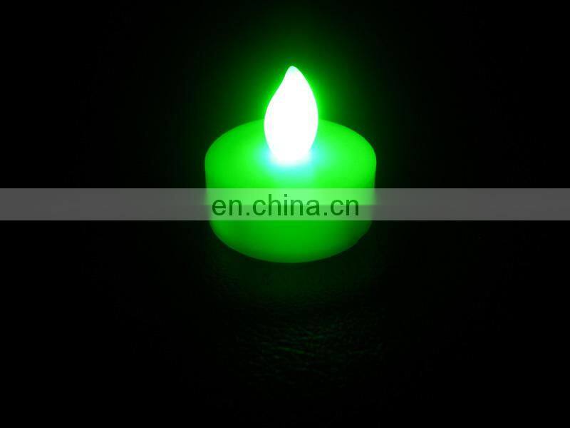 led candles with real flame/led bulb lights candle for deco/color led candle with battery