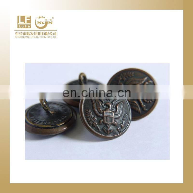 brass metal star buttons