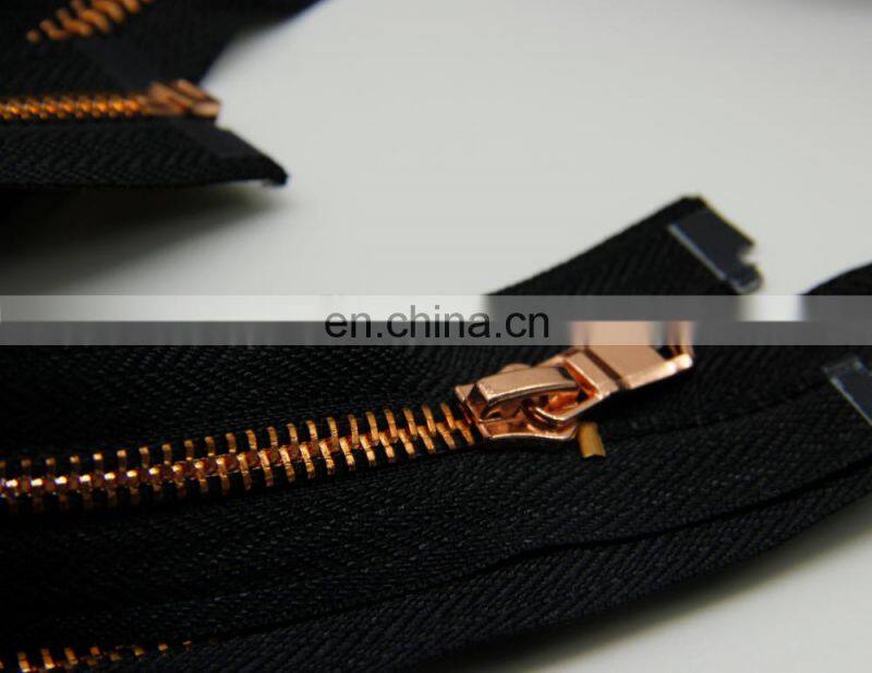 all kinds of metal zipper with close end for clothing