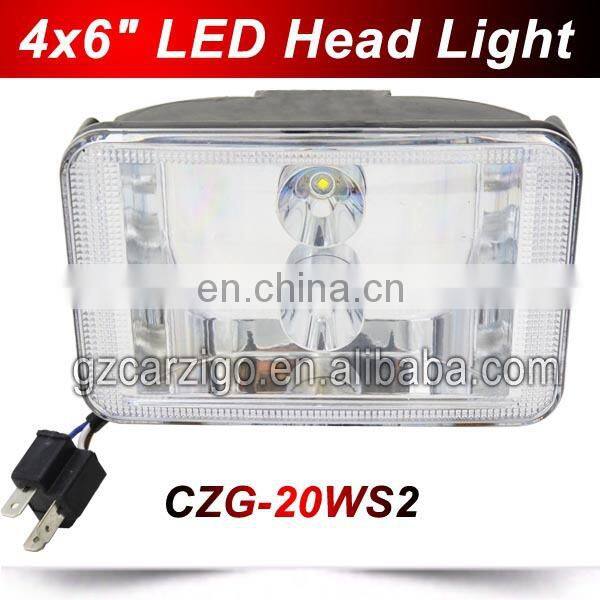 Hi/Lo beam waterproof USA chip Sealed Beam 12v 24w 5x7" Square Led Headlights for truck heavy duty motorcycle auto parts