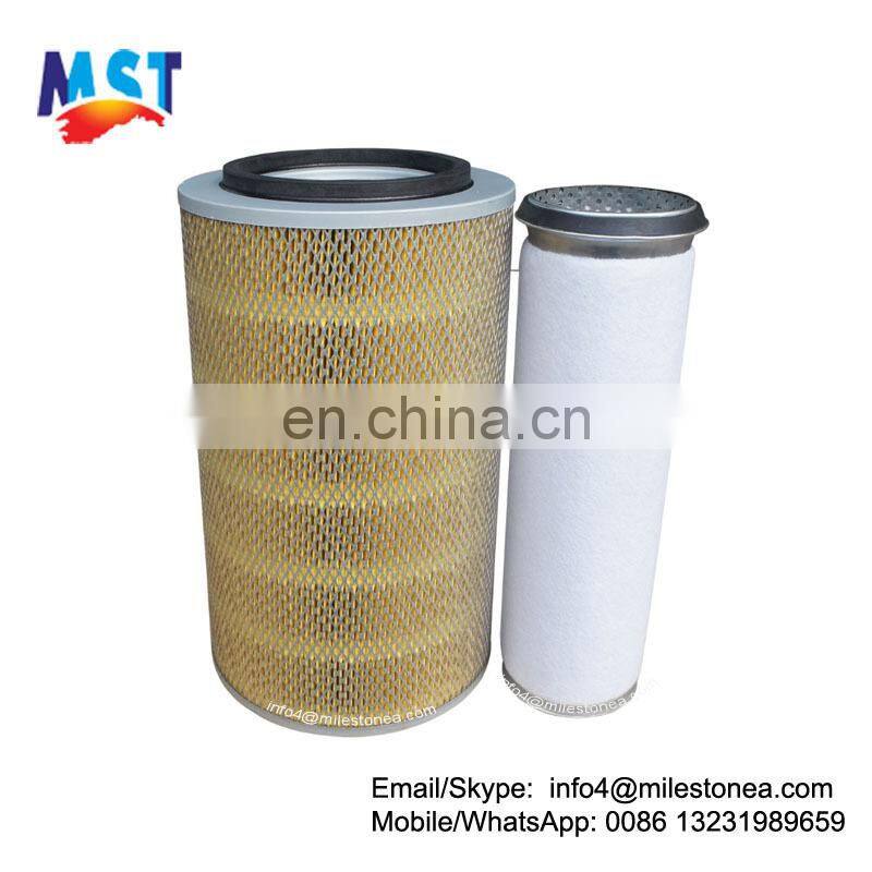 Auto air filter P153029 for excavator engine