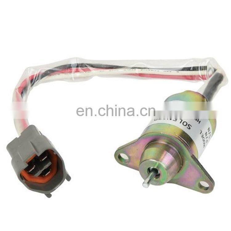 Diesel Engine Parts Fuel ShutOff Solenoid M810324 for Excavator 3032E 3036E 3038E