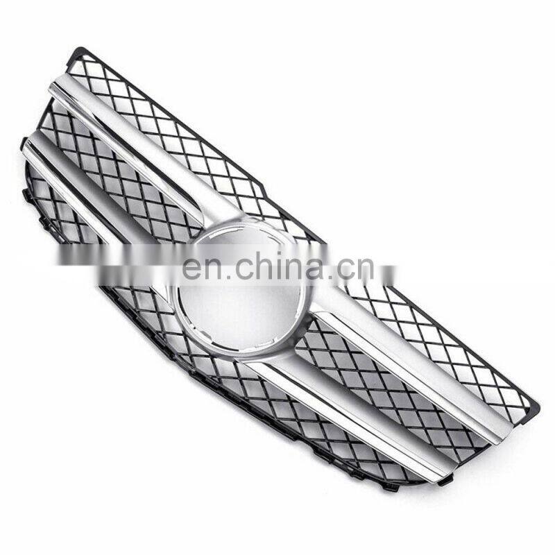 ABS Chrome Front Grille Grill Fit 08-12 For Mercedes-Benz X204 GLK250 GLK350