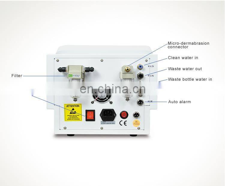 Top selling facial peeling machine crystal microdermabrasion machine to remove blackhead acne for beauty salon