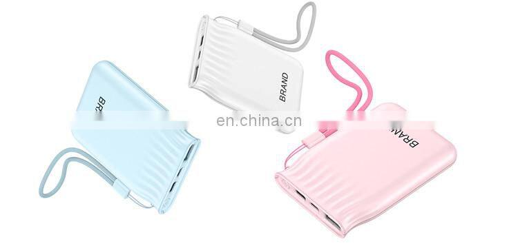 Factory Cheap Mobile Portable Powerbank 5000 mah