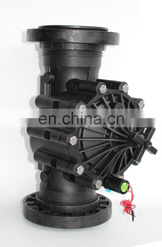 4 inch plastic zanchen Solenoid Valve Flanged for bermad Agricultural landscape valve