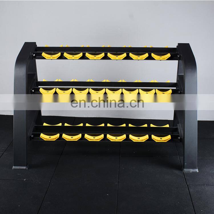 Professional Hot sale commercial gym equipment YW-1702B Beauty Dumbbell Rack