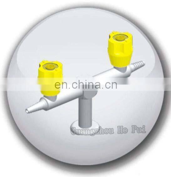 double outlet gas tap/laboratory gas tap fittings