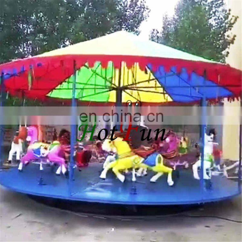 Equipement manege carousel horse amusement park rides mini carousel rides for sale