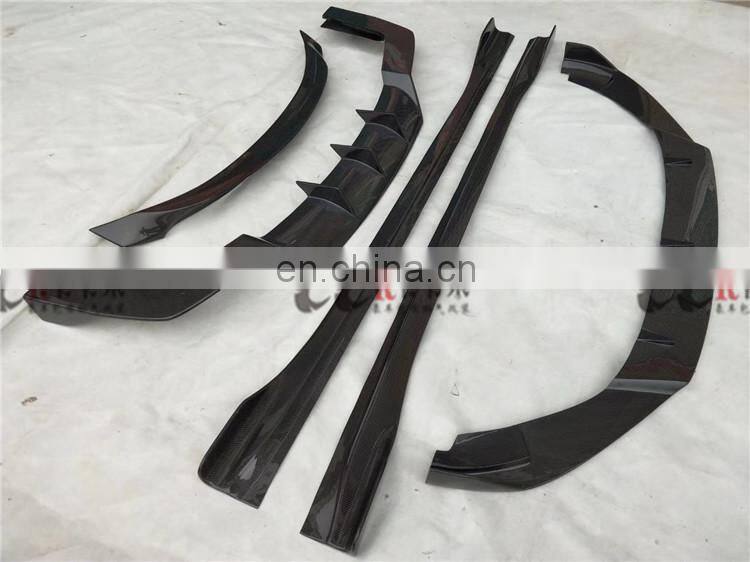 2018-2019 CQCV style body kit suitable for Maserati GHIBLI carbon fiber front lip rear lip rear spoiler side skirts auto tunning