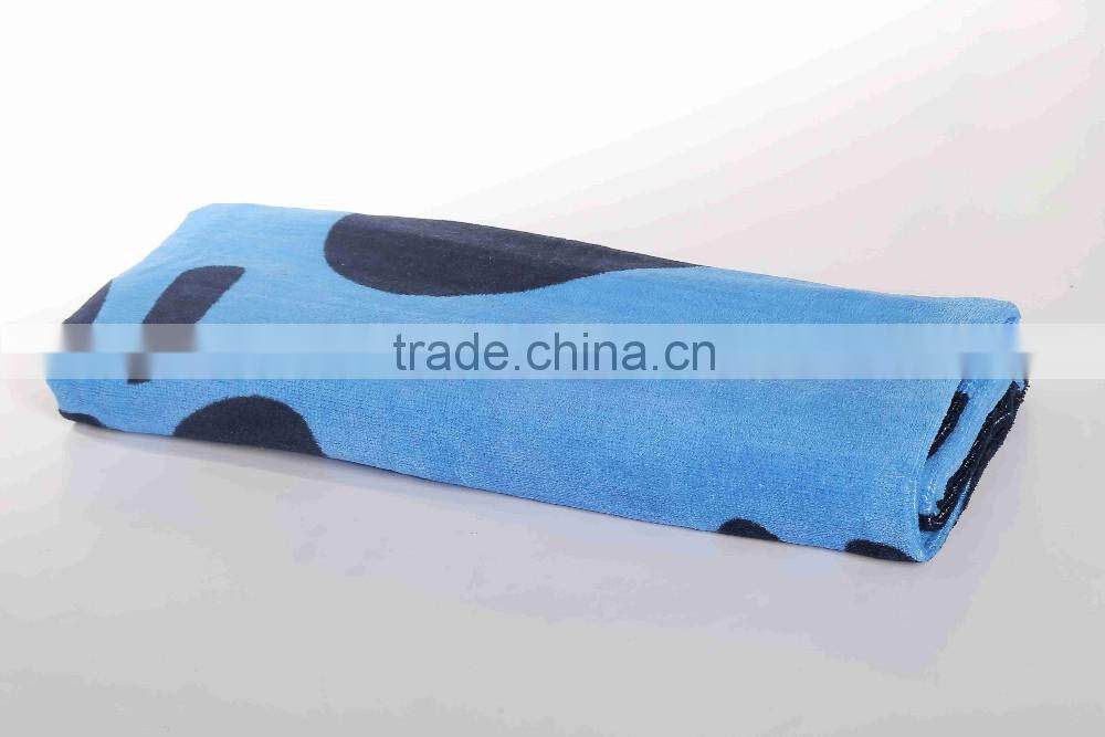 China Guangdong Foshan towel manufactory customized design reactive printed bath towel