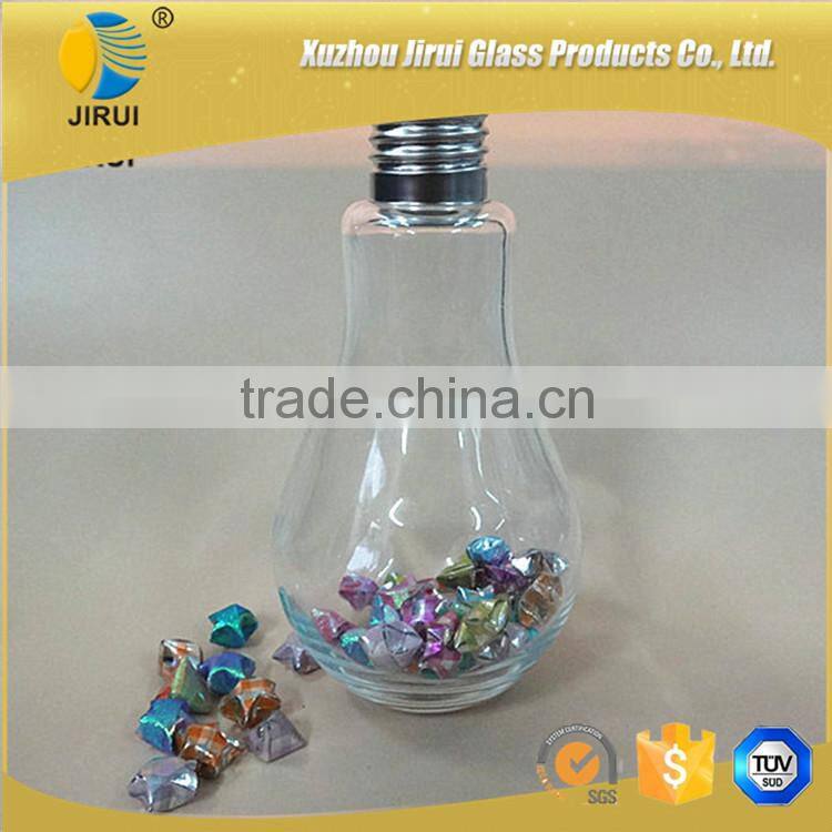 hot sale glass wishing bottle with screw cap