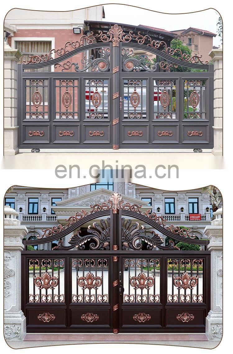 2019 Hot sales house gates design garden vinyl fence gate